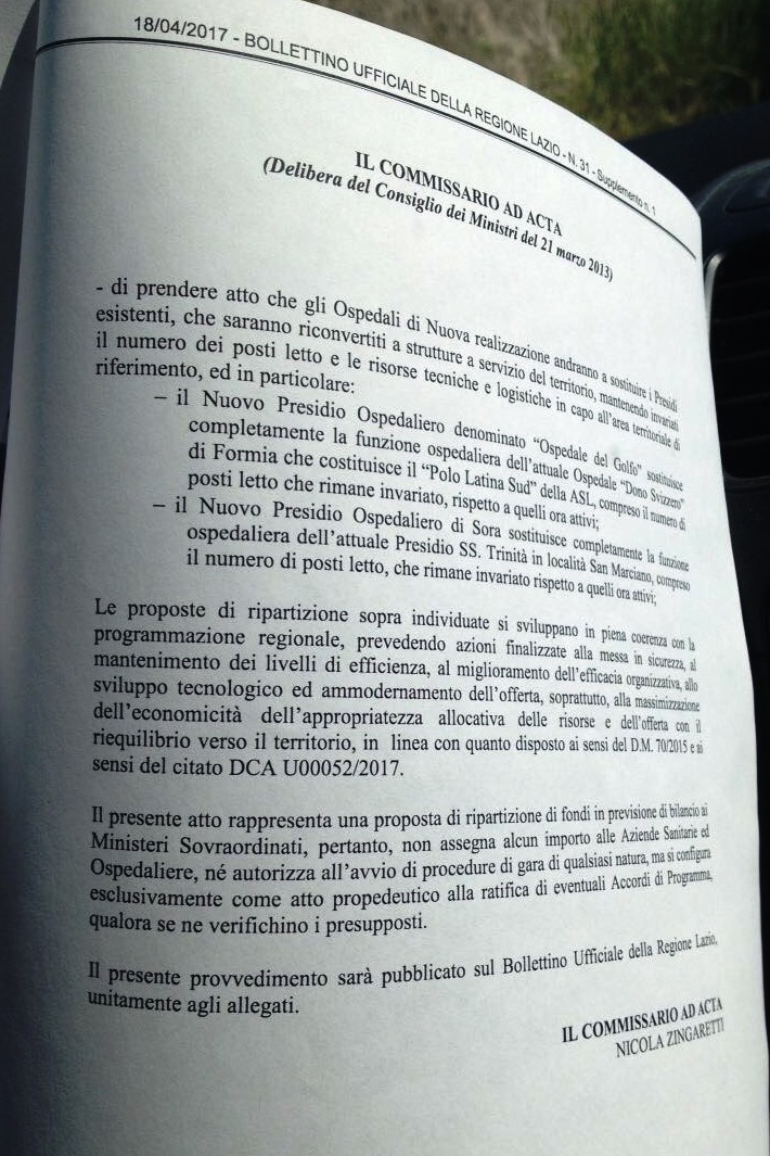 Ospedale di Sora, ma quale nuova struttura?!?!?