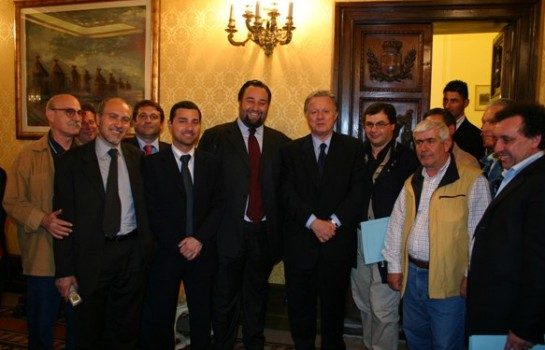 Con il ministro Altero, nel giugno del 2004